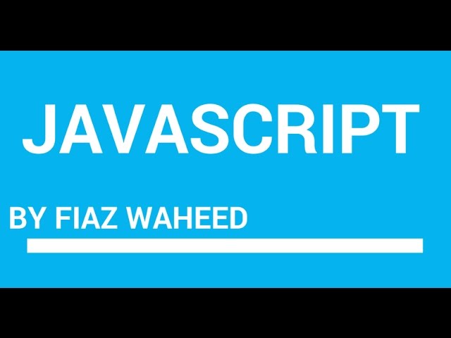 Introduction to JavaScript, Intro to JS | Lec-1 | JavaScript tutorials for beginners in Urdu/Hind...