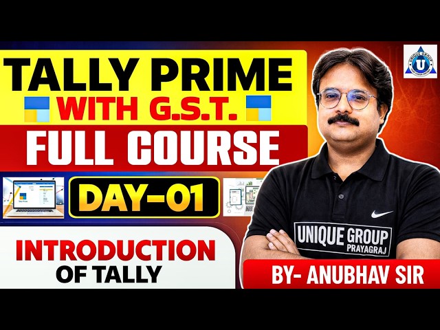 📊 Tally Prime with GST | Complete Introduction | Day - 1| #tallyprime