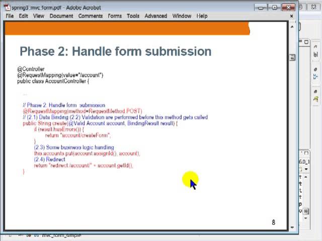 SpringMVC Form Handling (Topic #9: Spring course from JPassion.com)