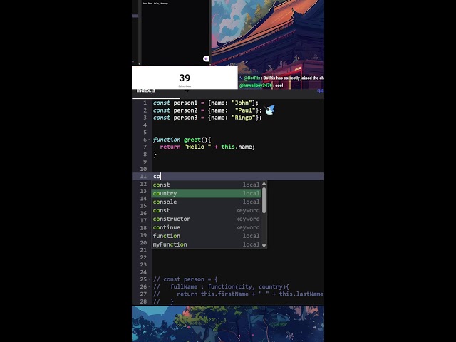 SHORT LIVESTREAM - [PART#2][JAVASCRIPT]