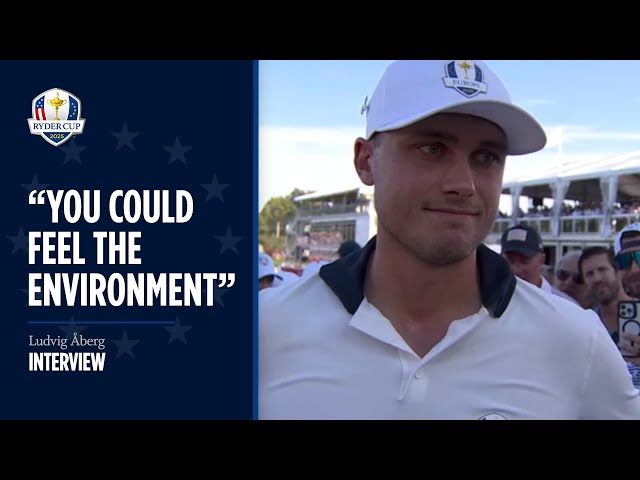 Ludvig Åberg Interview | Sunday Singles | 2025 Ryder Cup