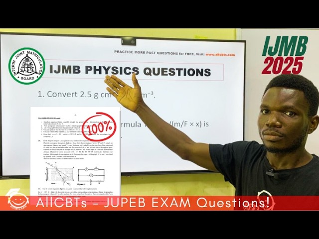 IJMB 2026 Physics Questions 📕 | Most Repeated Past Questions Solved
