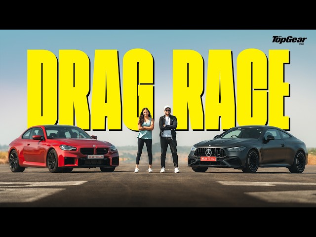 BMW M2 vs Mercedes-AMG CLE53 Coupe - Drag Race| Flat Out Fridays | TopGear India