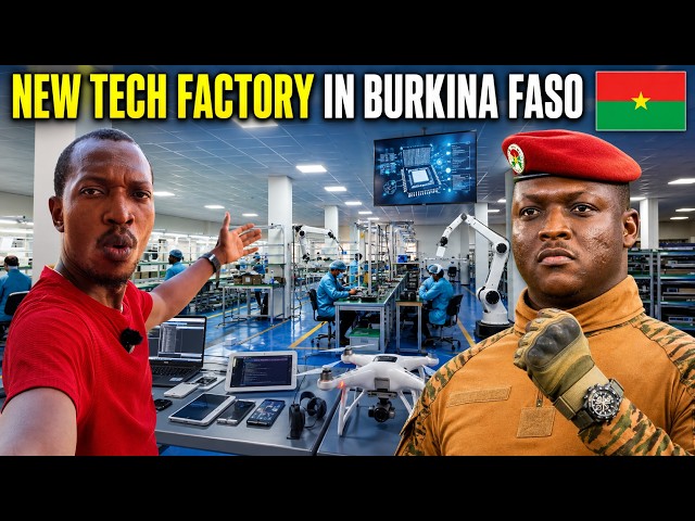 Inside Burkina Faso's New Tech Factory Under Ibrahim Traoré 🇧🇫 | Phone and Computer Factory