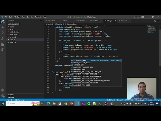 7 - Web inicial - Fetch API