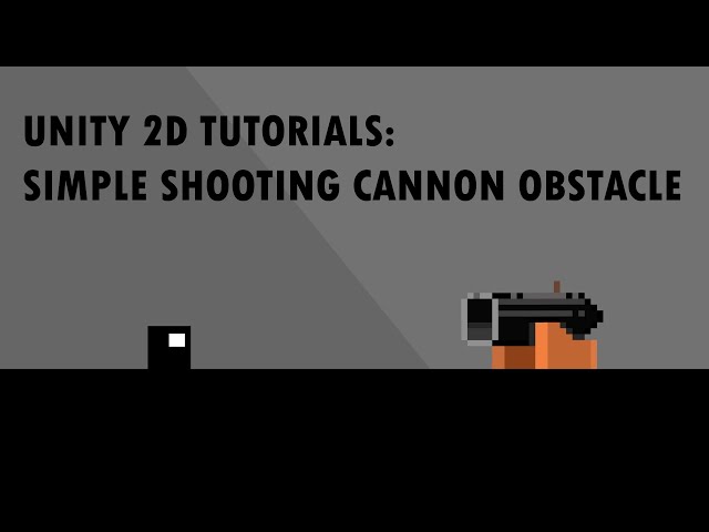 How to Make a Simple shooting Cannon in unity2d | LNmaster2008 |