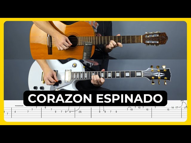 Corazon Espinado - Santana | Tabs | Guitar Lesson | Cover | Tutorial | Solo | All Guitar Parts