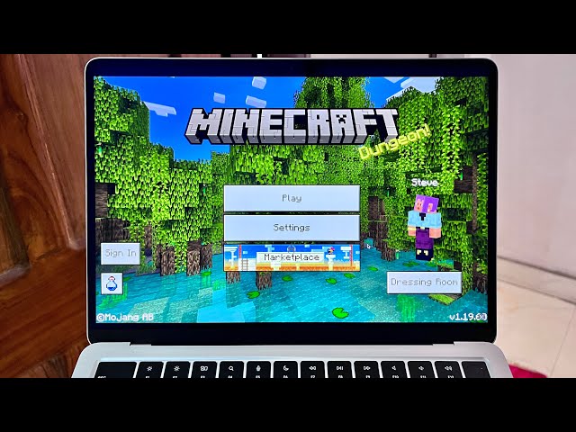 Playing Minecraft on M2 MacBook Air 2022! (HDR)