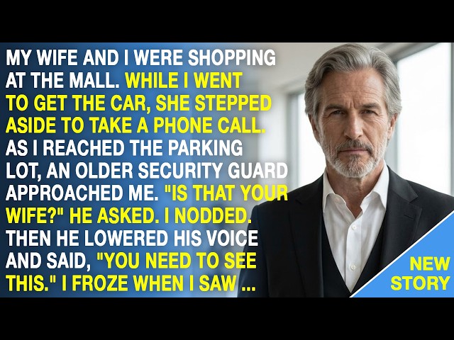 An Older Security Guard Asked, “Is That Your Wife?”—Then He Whispered, “You Need to See This”