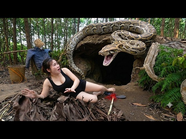 City Girl vs. Giant Python | Terrifying Jungle Survival & Rescue