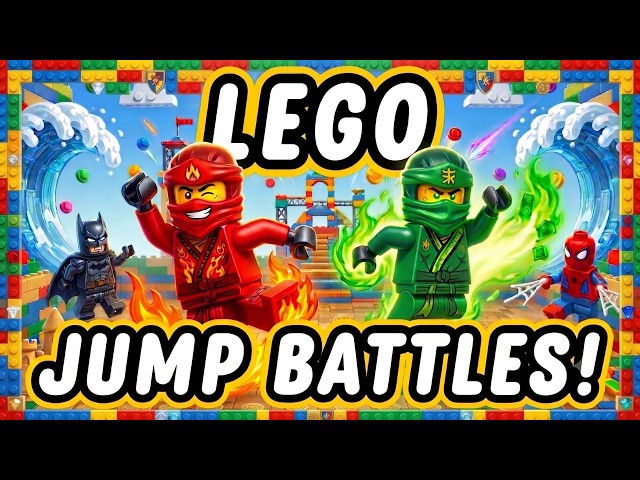 Brain Break – LEGO Jump Battle! 🧱 Brain Break for Kids