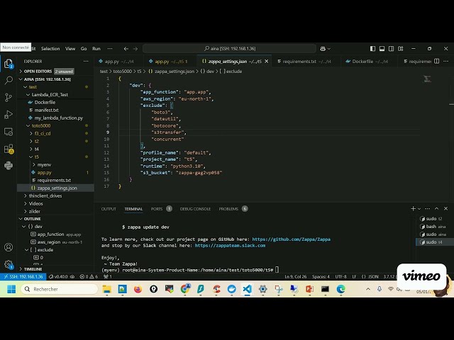 F3_ci_cd_2_AWS 43: Déployer une application Flask sur AWS Lambda avec Zappa