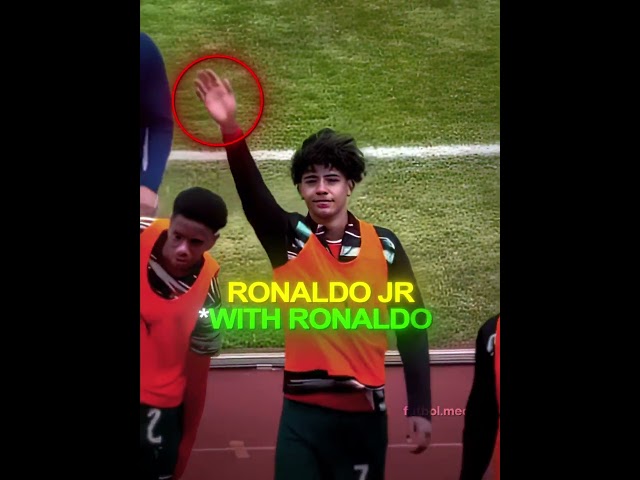 Ronaldo Jr With Ronaldo.. 😮‍💨