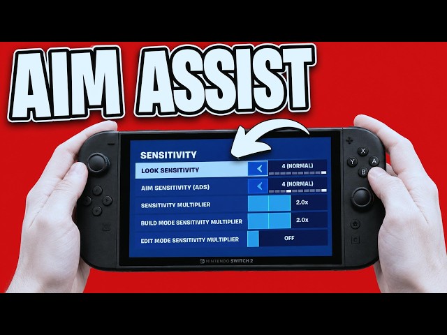 Best Fortnite Aim Assist Settings On Nintendo Switch 2 Chapter 7 Season 4 - Full Guide