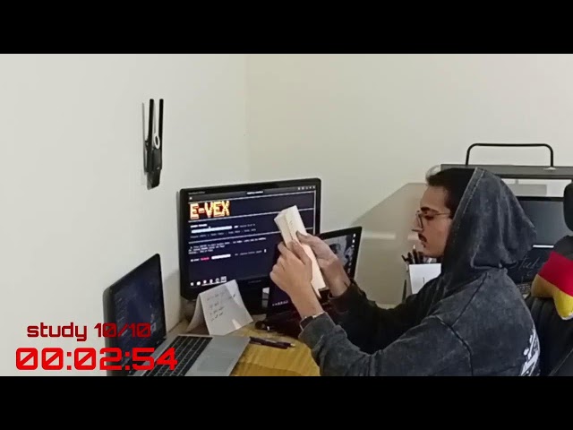 study with me live (pomodoro) | 12H | Deep Focus | CS Student