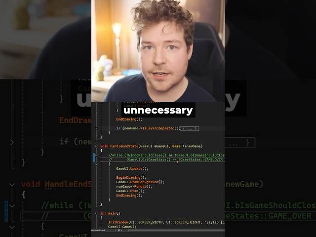 DON'T MESS WITH THE MAIN LOOP!