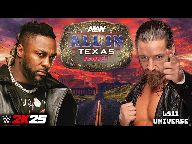 WWE 2K25 Universe Mode "AEW All In Texas" (Episode 158)
