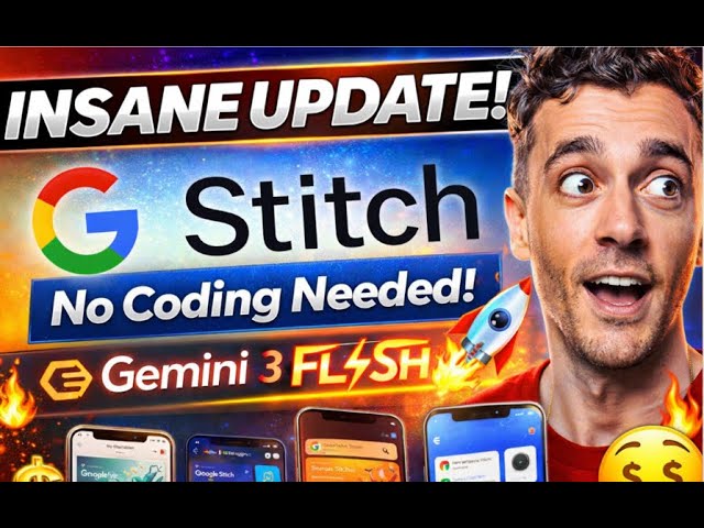 Google's AI STITCH  Design Apps in SECONDS!