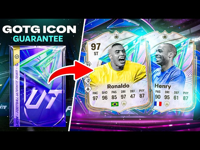 WE PACKED R9! 😱 25x GOTG ICON GUARANTEE PACKS! #eafc26