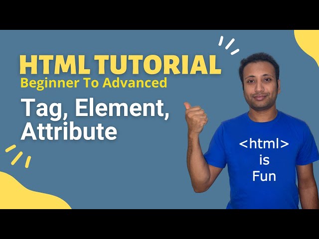html bangla tutorial 7 : Tag, element & attribute