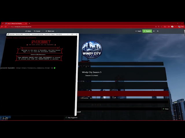 RyzenC2 VS Windy City Forum I BEST DDOS/C2/BOTNET/API 2026 | L4 & L7 | BEST BYPASS