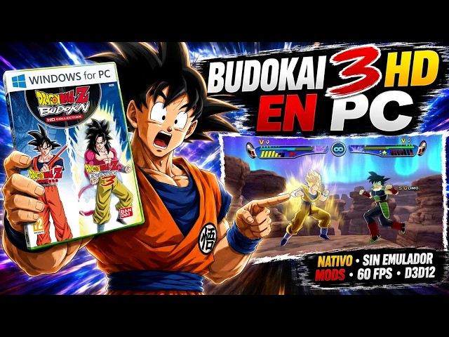 Dragon Ball Z Budokai 3 Nativo en PC: Tutorial de instalación y MODS