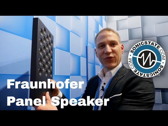MESSE 2017: Thin Panel Speakers from Fraunhofer use New Tech