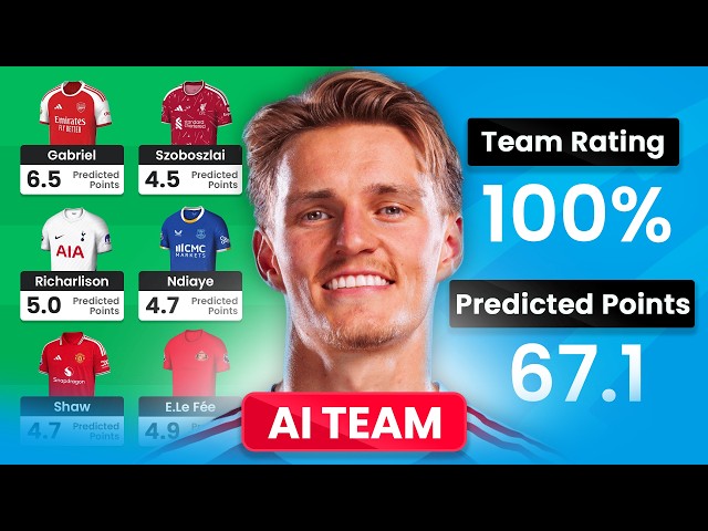 THE BEST POSSIBLE GW1 FPL DRAFT! 💯 | 100% AI TEAM RATING! 🤖 | Fantasy Premier League 2026/27