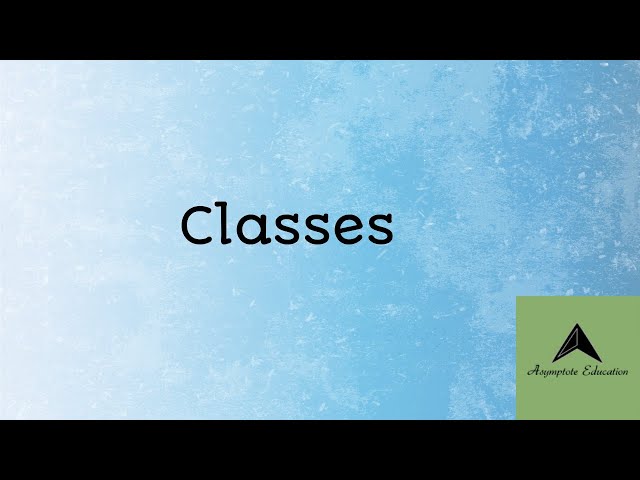 Classes in Python3... OOPS !
