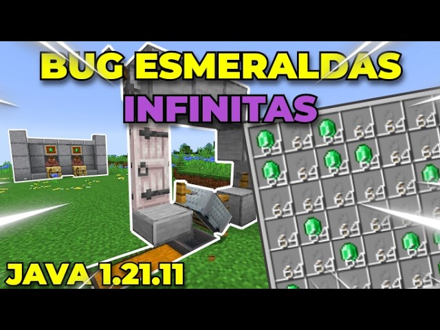 🚨 NUEVO BUG de ESMERALDAS INFINITAS en Minecraft JAVA 1.21.11