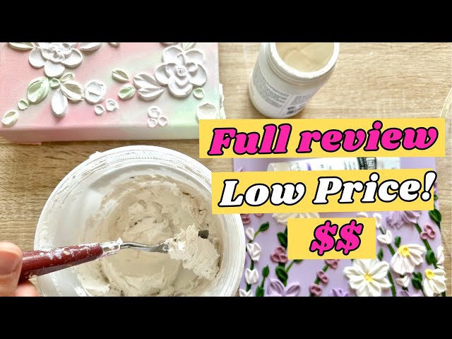 Texture paste and modeling paste | Texture paste review