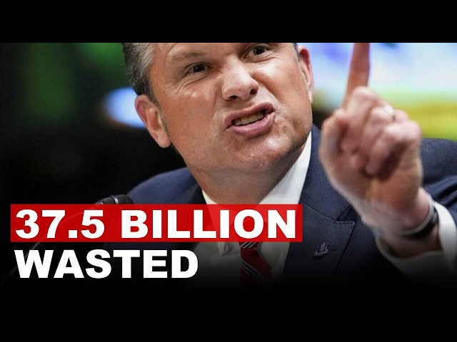Defense Secretary Pete Hegseth Reveals Iran War Has Cost 37.5 Billion