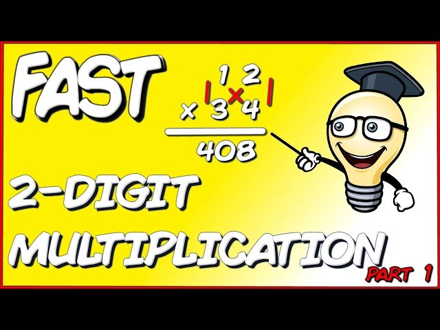 Fast Maths trick - How to multiply 2 digit numbers FAST!!! Part 1