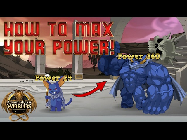 How To Max Your Power in AQW Infinity! Plus SECRETS *shhh*🤫
