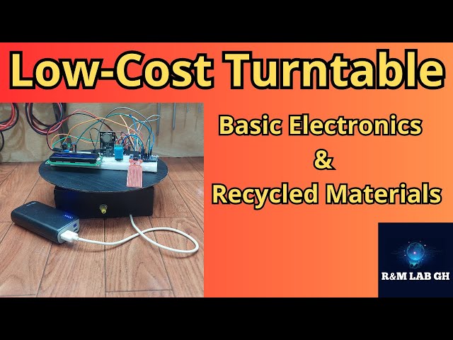 Low-Cost Turntable: Basic Electronics & Recycled Materials