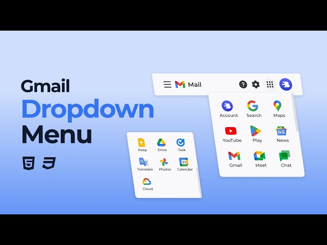 Dropdown Menu HTML CSS | Hover Effects