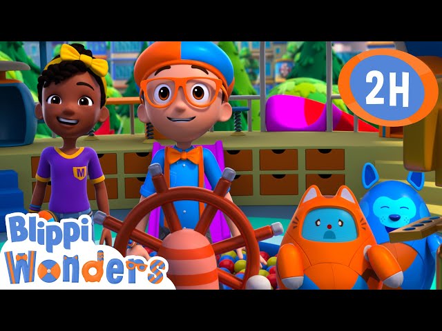 Ultimate Playground | Blippi Wonders | Preschool Learning | Moonbug Tiny TV