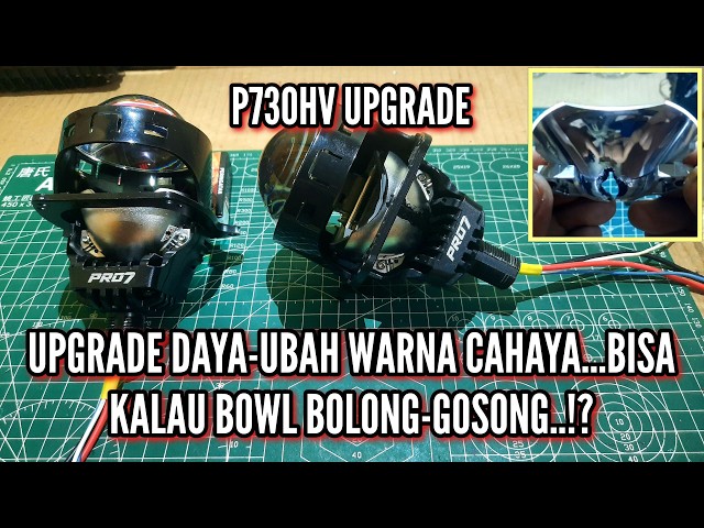Upgrade Biled PRO7 P730HV Menggunakan Emitter MCP7070 9C 80W Warmwhite 4500-5000K