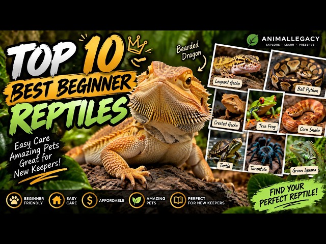 Top 10 Reptiles That Make AMAZING Pets!