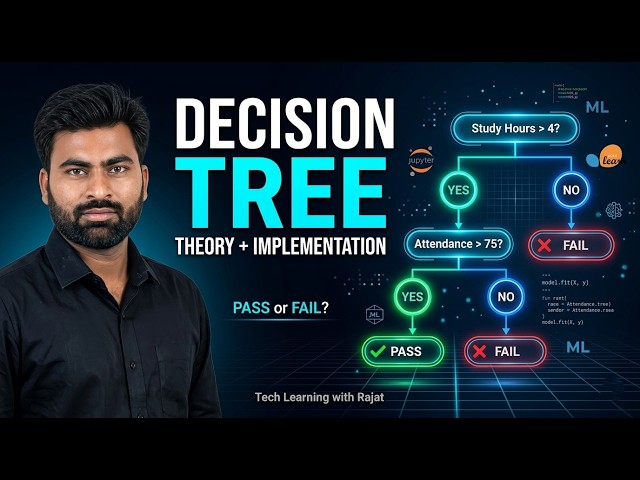 Decision Tree Algorithm in Machine Learning 🌳 | Data Science Lecture 31