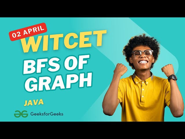 BFS of graph || 01 April 2025 || Java || POTD GFG || Witcet