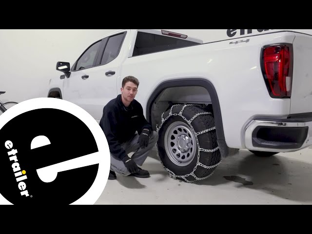 etrailer | How to Set Up Your Titan Chain Snow Tire Chains on a 2022 GMC Sierra 1500