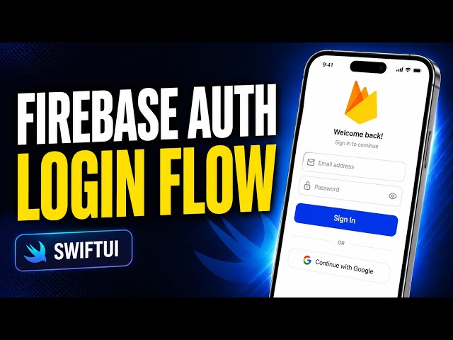 Firebase Auth in SwiftUI: Login, Sign Up & Sign Out Tutorial