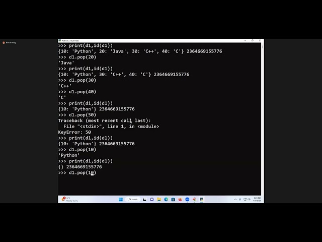Day 24 Dict type#dictionary  #set #list #programming #python #viral #ai #ml #trending #oop #2026