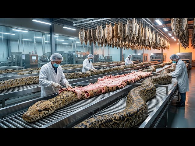 Inside a Snake Leather Factory: The Complete Transformation From Skin to Luxurious Products