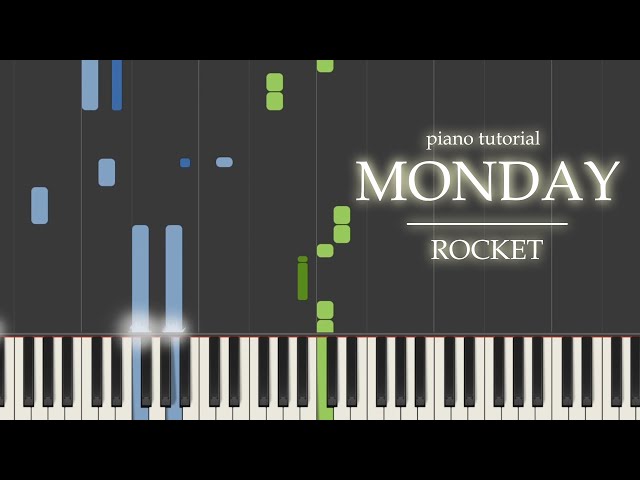 PIANO TUTORIAL | Monday - ROCKET | (на пианино)