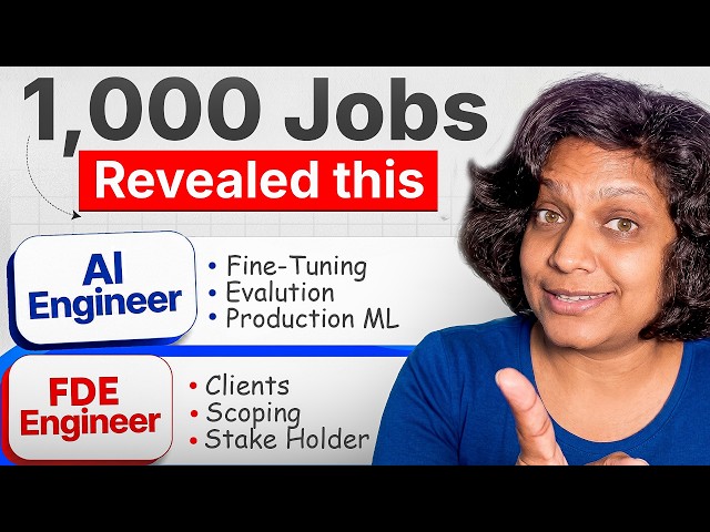 AI Engineer vs. Forward Deployed Engineer: Who Wins in 2026? (I analyzed 1000 real AI Jobs for you!)