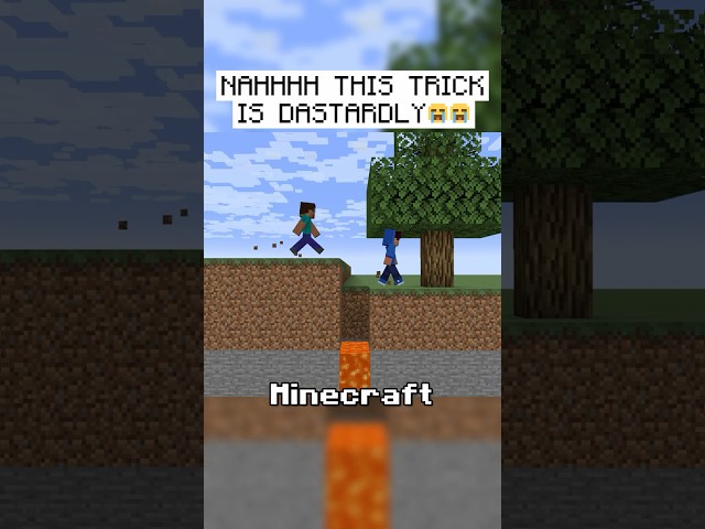 this TRAP worked TOO WELL 😭😭😭🦶#gaming #minecraft #fyp