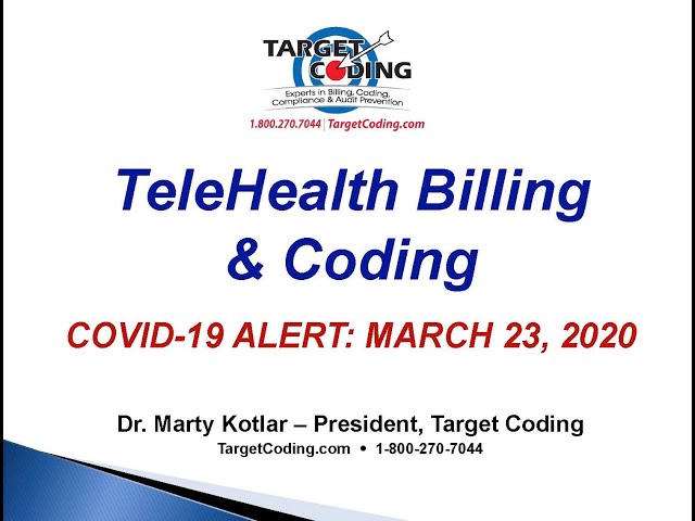 Target Coding Video   TeleHealth Billing & Coding