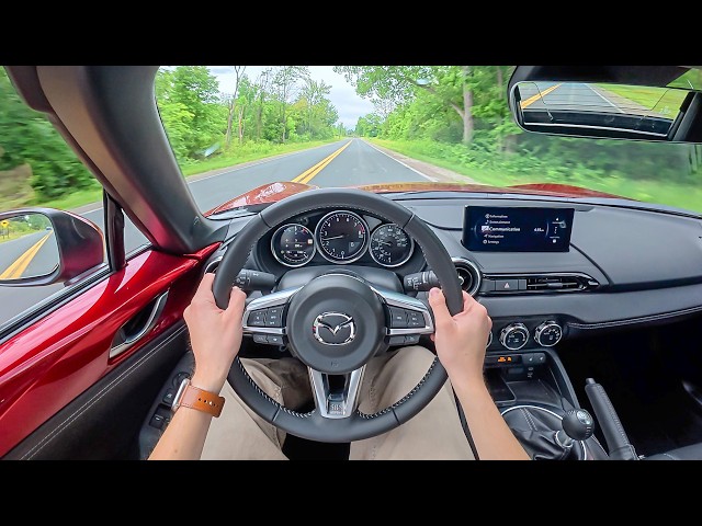2026 Mazda MX-5 Miata RF Grand Touring - POV Test Drive (Binaural Audio)